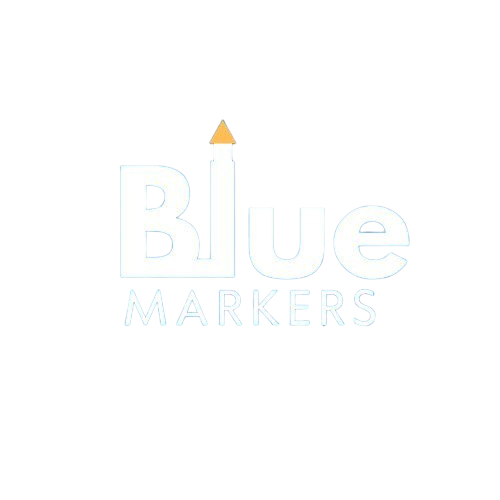 Blue Markers
